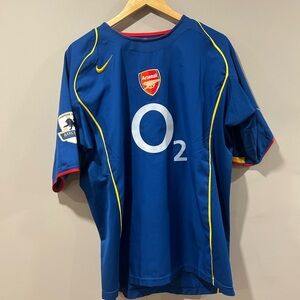 Blue Arsenal Thierry Henry Football Jersey